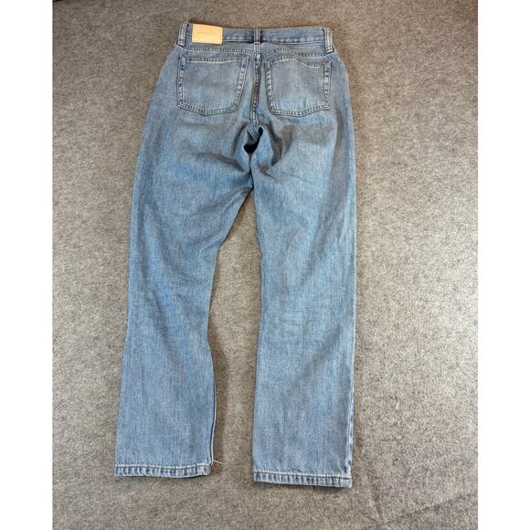Everlane Jeans Womens Size 25 Blue Denim The Super Soft Relaxed Organic Cotton - Picture 2 of 10